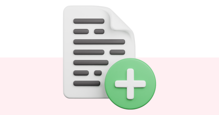 A simple stylized graphic of a DIY page with an add icon.